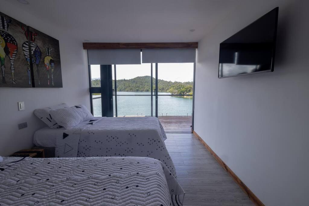 Sky House Cabana Guatape La Pradera  Bagian luar foto