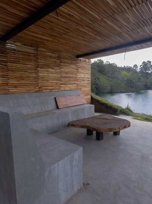 Sky House Cabana Guatape La Pradera  Bagian luar foto
