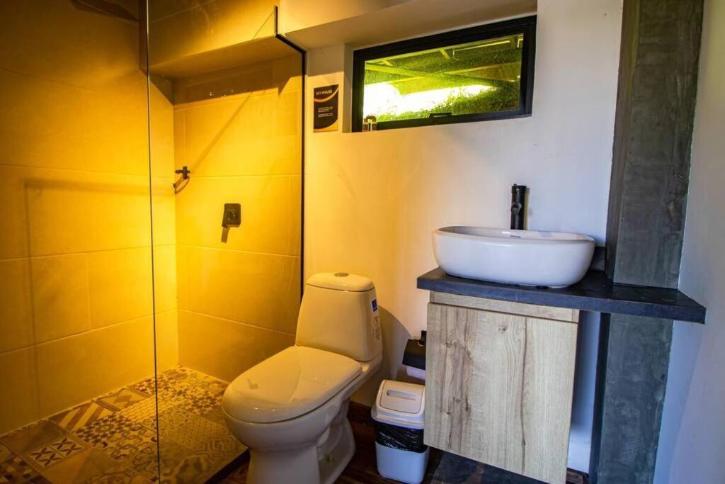 Sky House Cabana Guatape La Pradera  Bagian luar foto