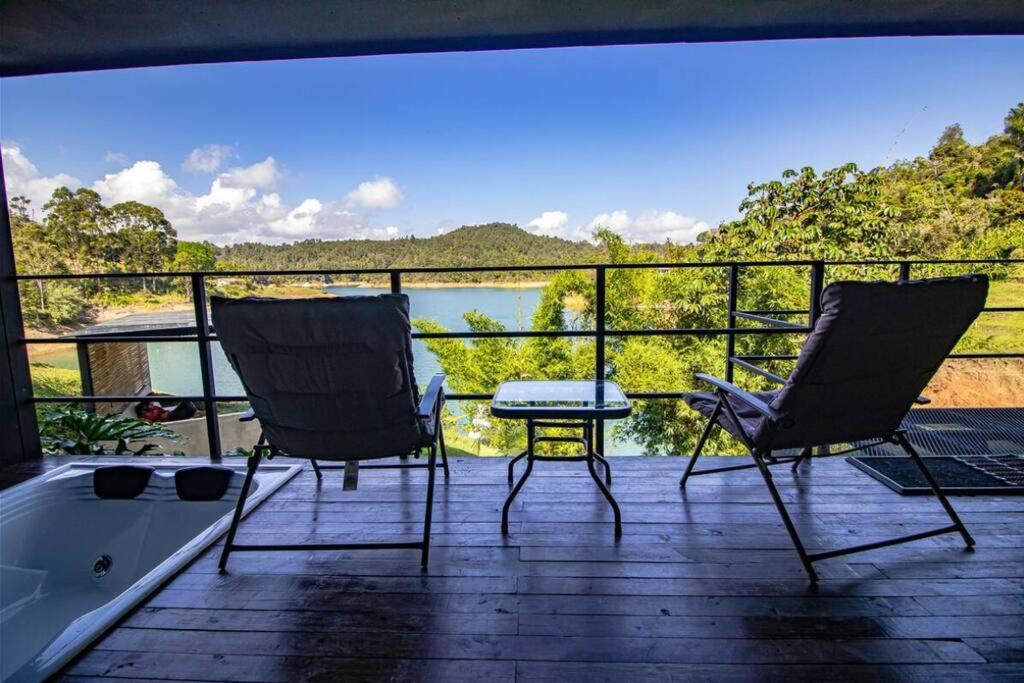 Sky House Cabana Guatape La Pradera  Bagian luar foto