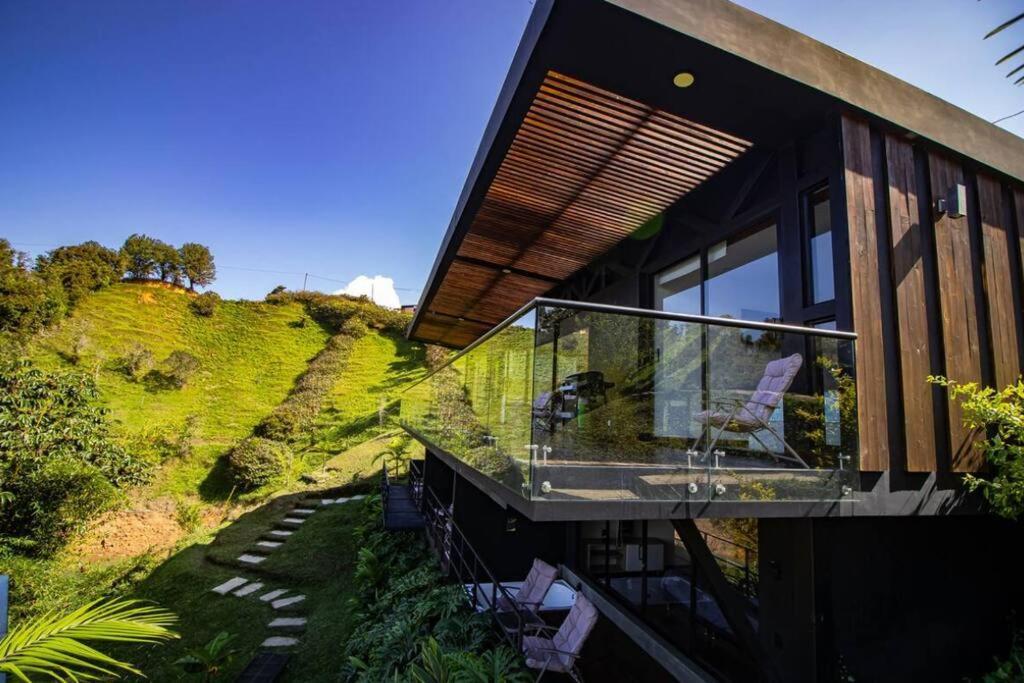 Sky House Cabana Guatape La Pradera  Bagian luar foto